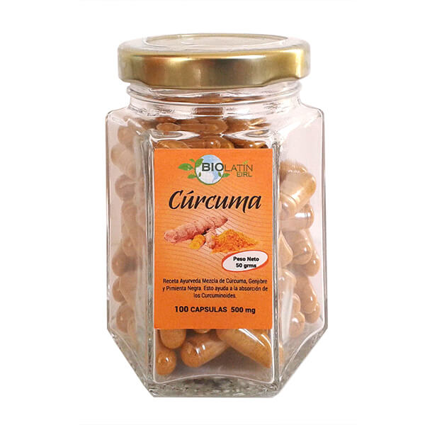Cápsulas Cúrcuma x 100und - Biolatin