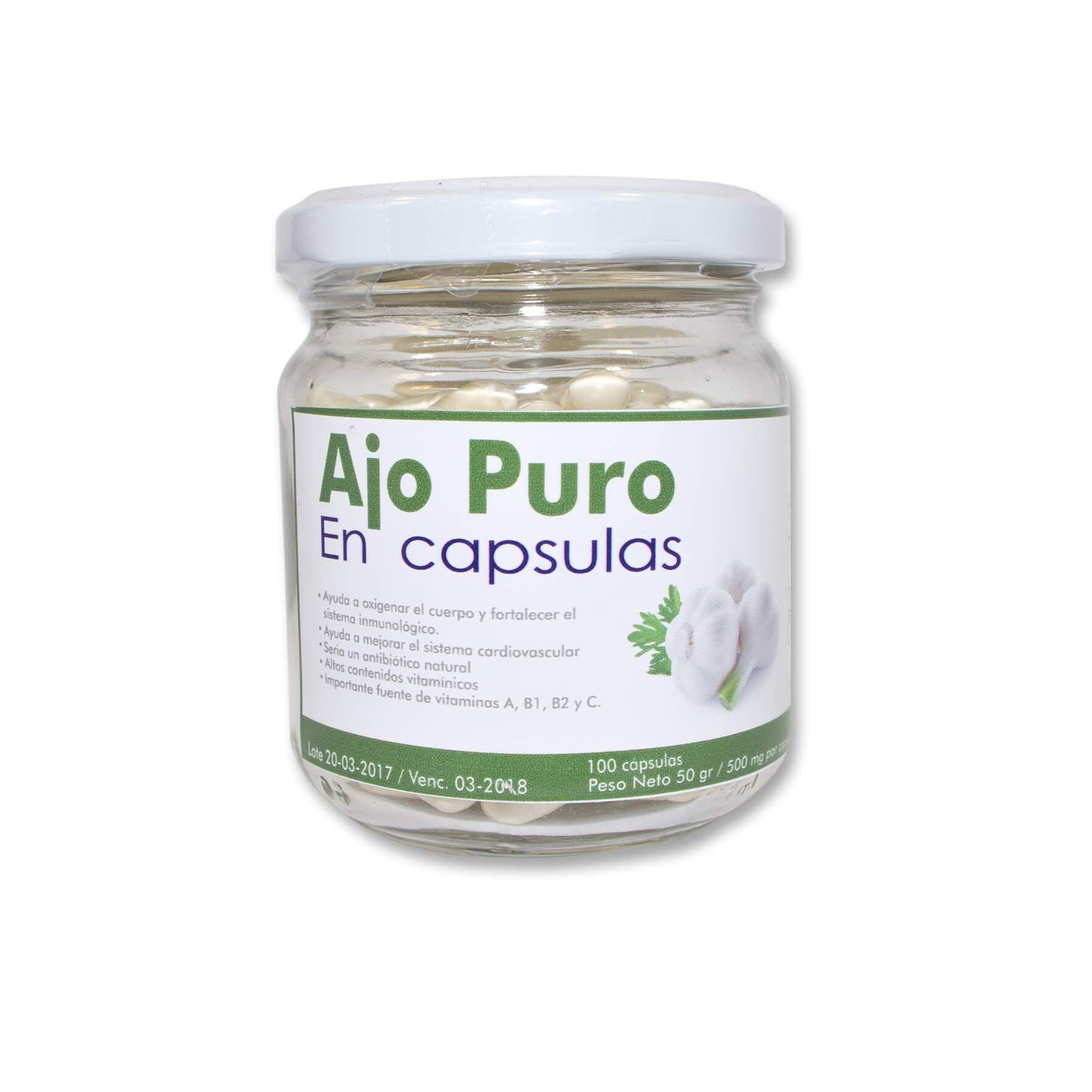Cápsulas de Ajo x 100und - FyP