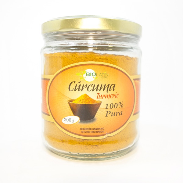 CURCUMA EN POLVO 200 GR - BIOLATIN