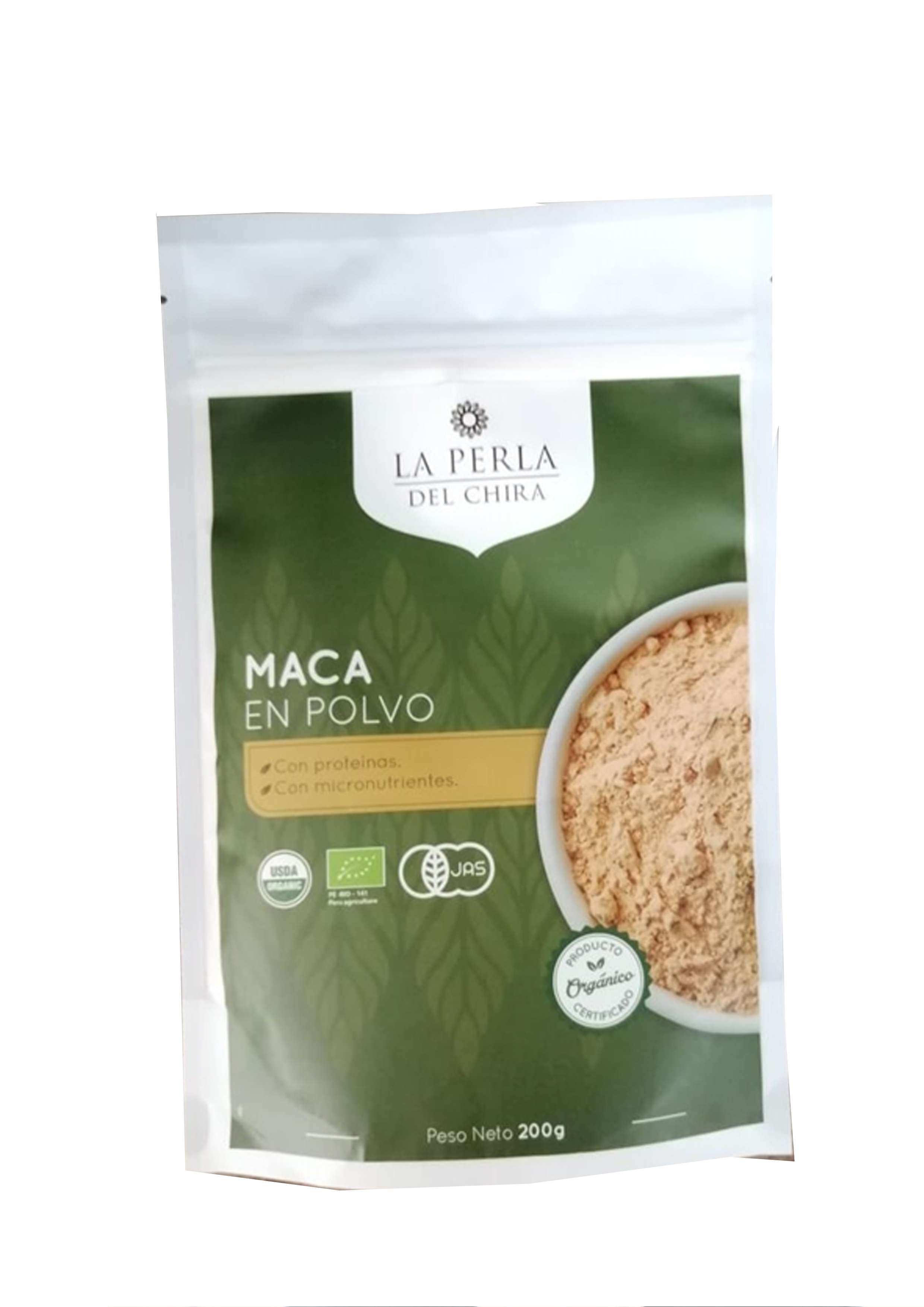 Harina Maca estandar orgánico 200gr - La Perla del Chira