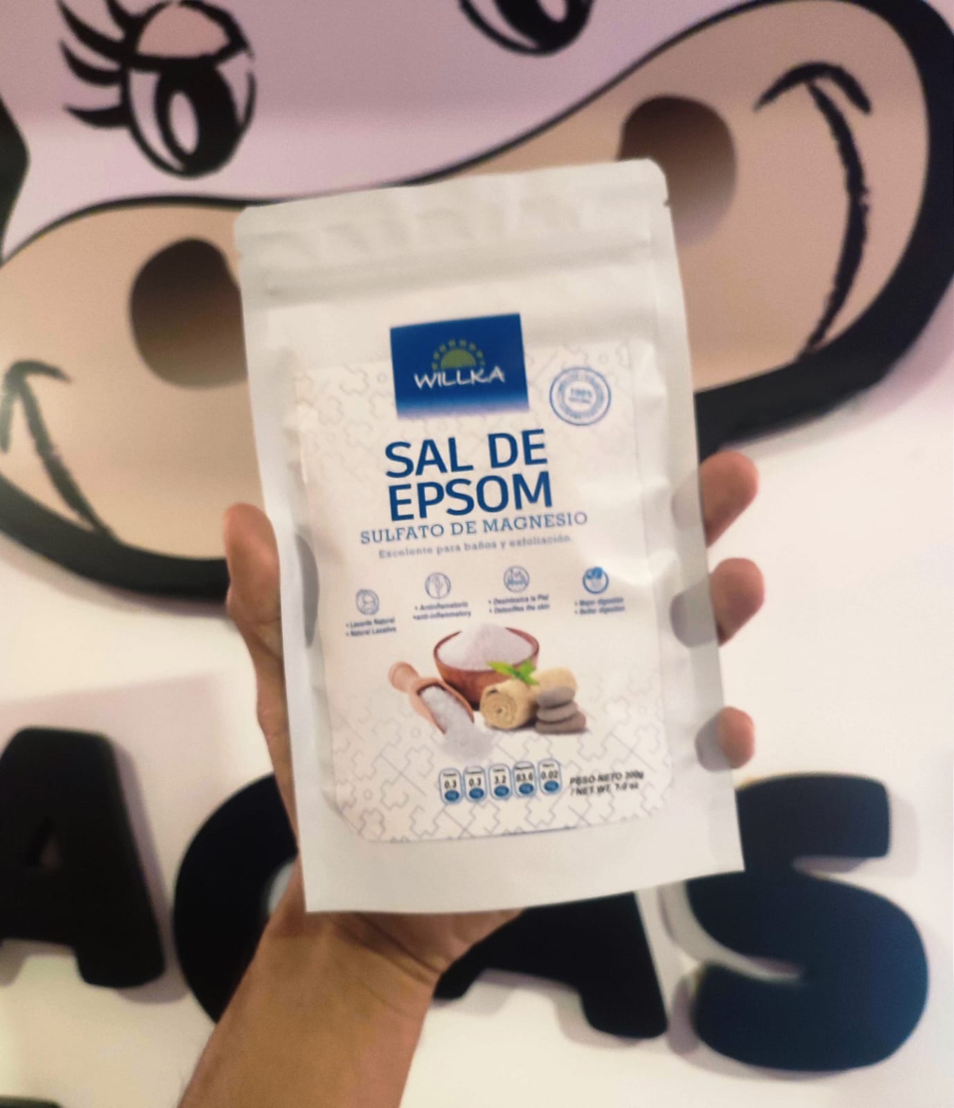 Sal Epsom 200gr - Willka