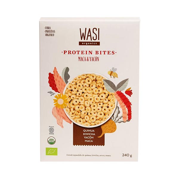 Cereal maca & yacon protein bites 240gr - Wasi